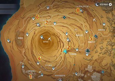 原神千壑沙地方尖碑位置一览 千壑沙地方尖碑寻找攻略[多图]图片1