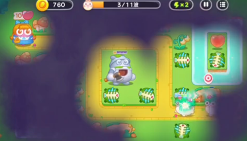 保卫萝卜4第45关攻略图解法 第45关通关解析[多图]图片3