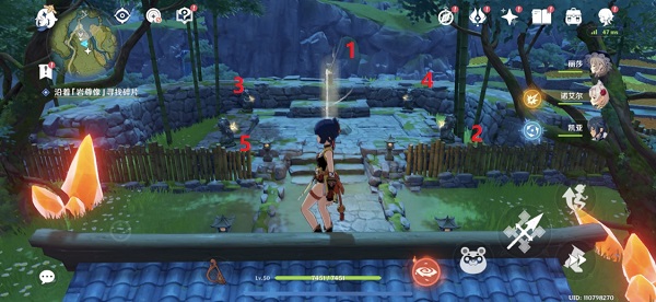 原神沿着岩尊像寻找碎片攻略 沿着岩尊像寻找碎片点亮顺序[多图]图片3