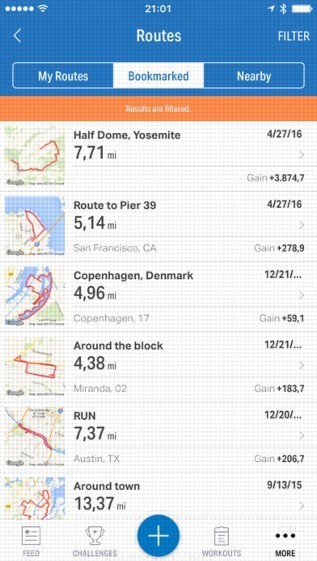 MapMyRun app