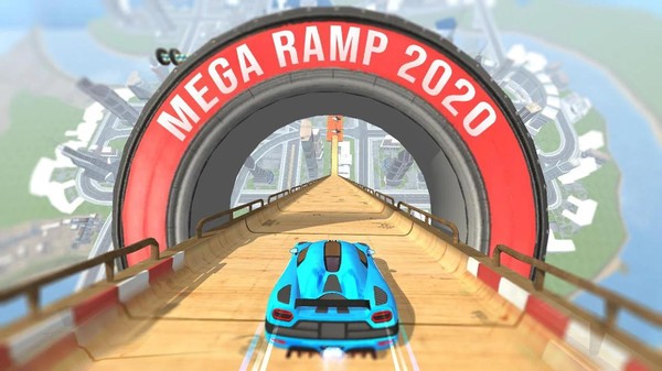 3d极限坡道赛车
