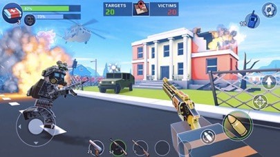 吃鸡战场迷你像素世界射击iOS版