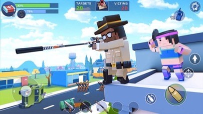 吃鸡战场迷你像素世界射击iOS版