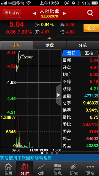 中银国际移动理财app