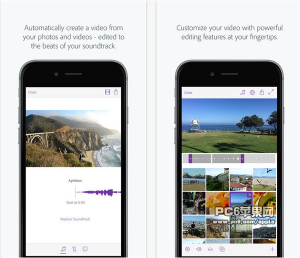 Adobe Premiere Clip app