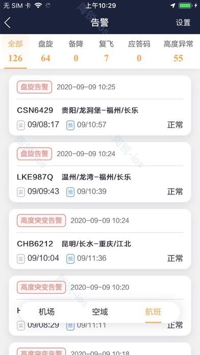 民航运行态势