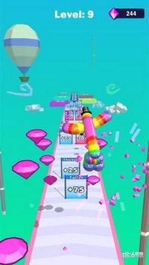 高个子人跑步比赛3D