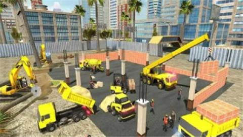 银行建筑工地模拟