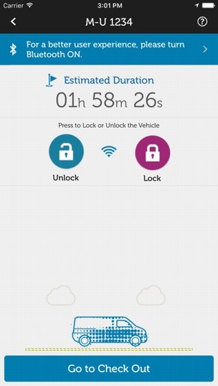 戴姆勒car2share app