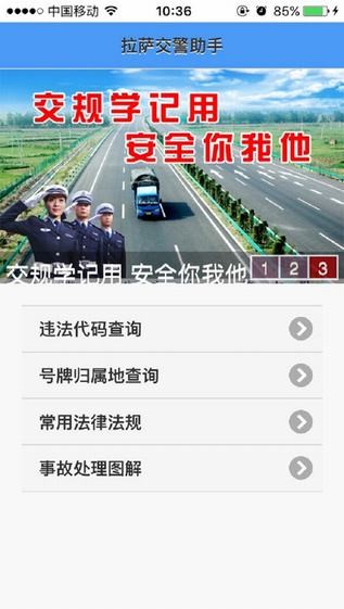 拉萨交警app