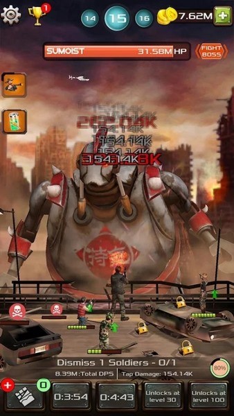 点击机器人无尽的战争