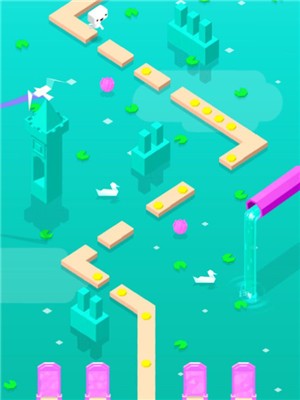 纪念河碑谷八分音符跳跃