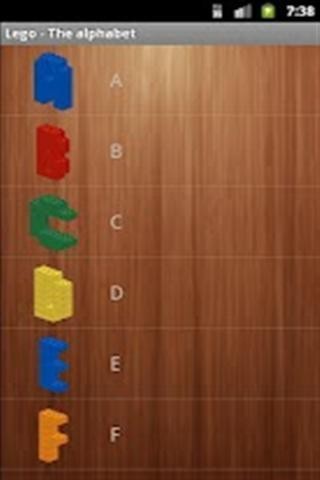 字母乐高例子