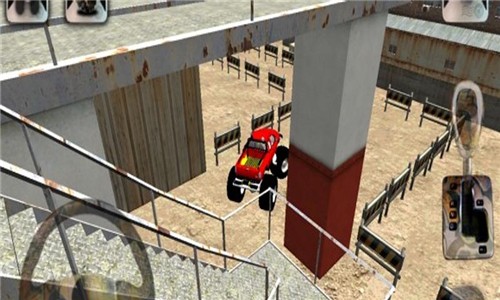 3D怪物卡车停车场
