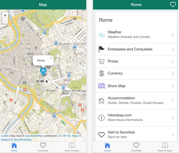 罗马离线地图app