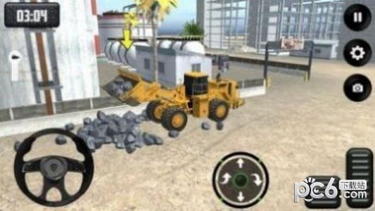 挖掘机模拟工作