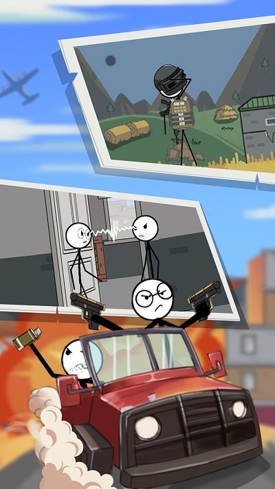 火柴人吃鸡日记6最新版