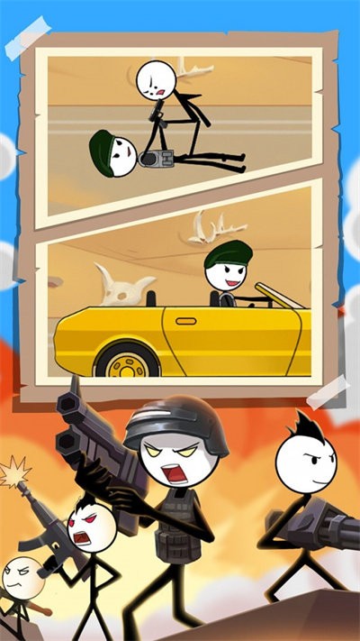 火柴人吃鸡日记4游戏