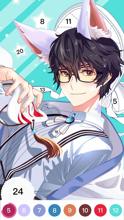 花花数字填色最新版