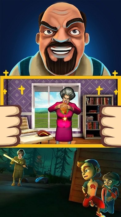 恐怖老奶奶之夜游戏