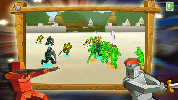 火柴人决战像素世界游戏