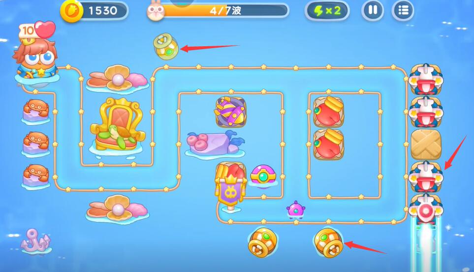 保卫萝卜4海的闺女80关攻略 海的闺女第80关满星通关流程[多图]图片5