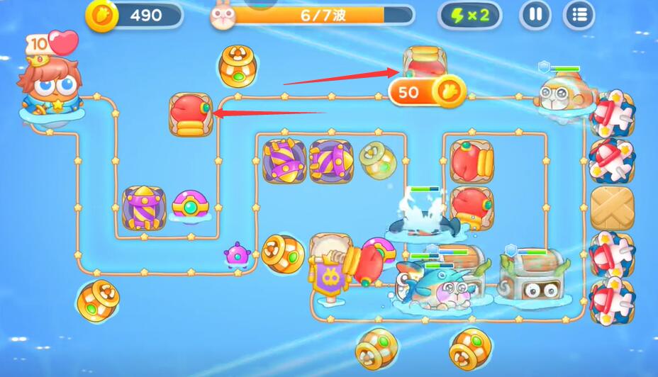 保卫萝卜4海的闺女80关攻略 海的闺女第80关满星通关流程[多图]图片7