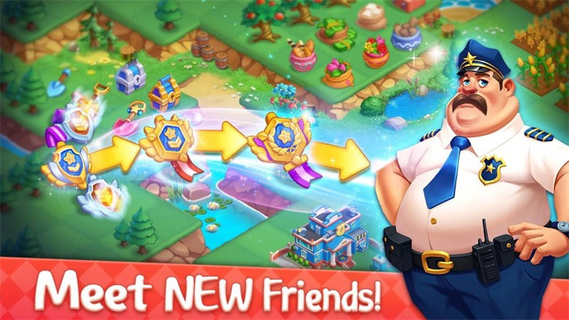 合并农场小镇游戏