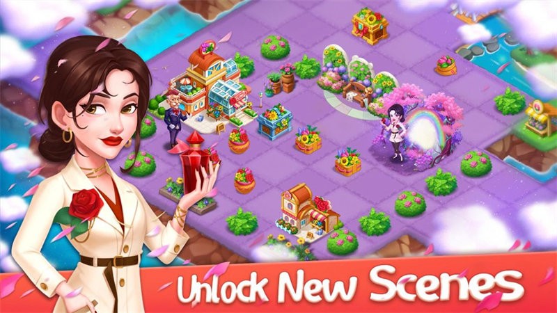 合并农场小镇游戏