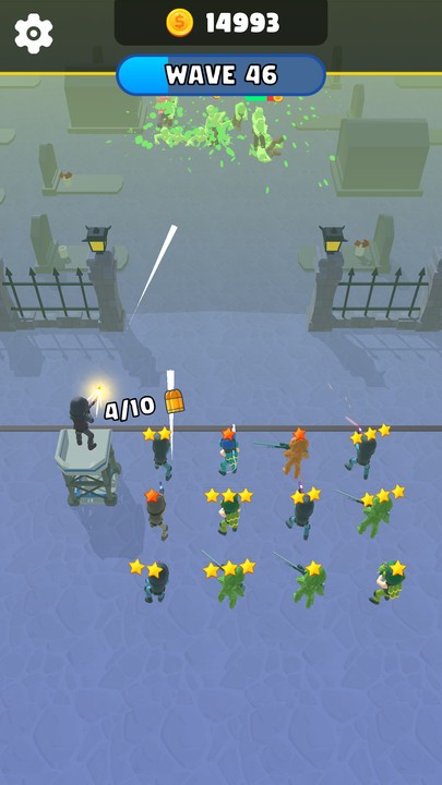 闲置僵尸塔防游戏