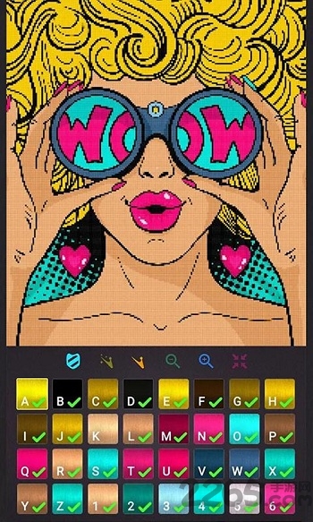 儿童十字绣小游戏