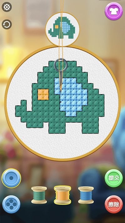 开心刺绣游戏