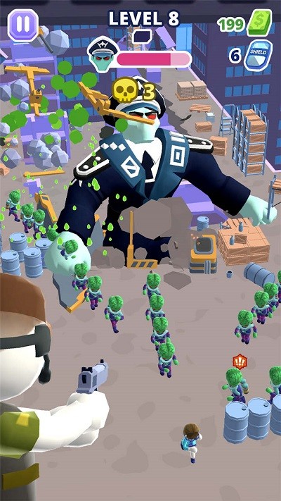 直升机打怪兽游戏