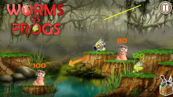 蠕虫反对青蛙手机版