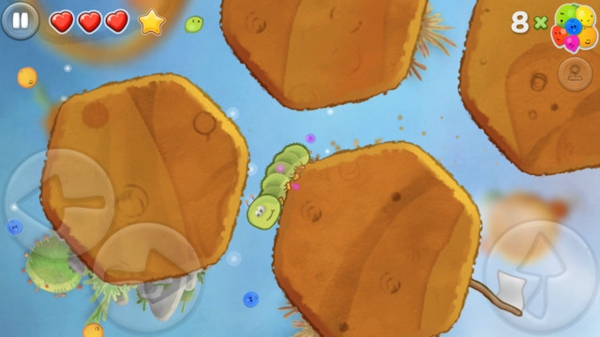 贪吃毛毛虫游戏