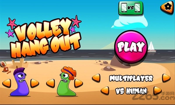 手机蠕虫排球游戏