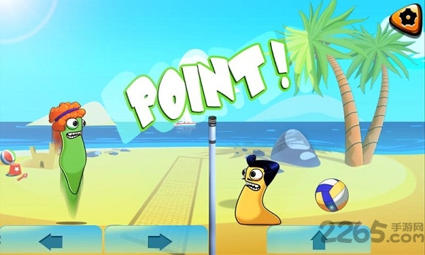 手机蠕虫排球游戏