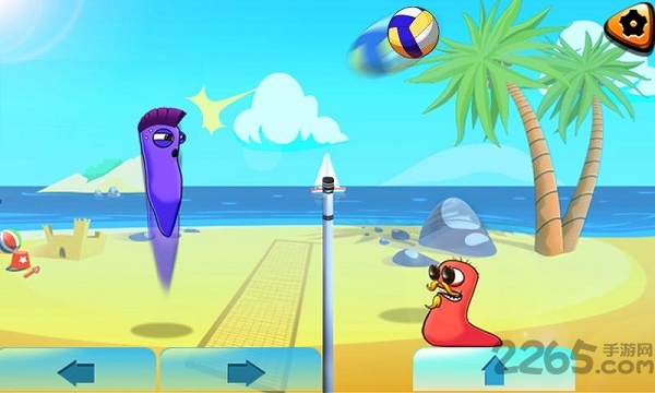 手机蠕虫排球游戏