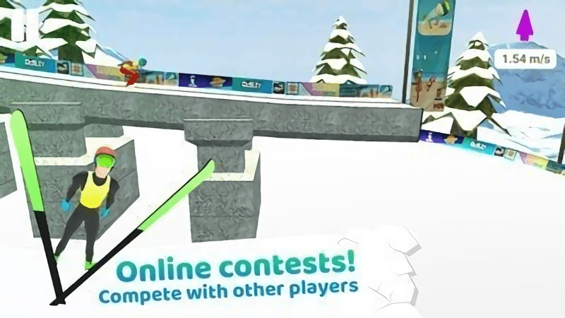 跳台滑雪竞技游戏