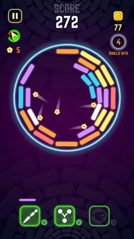 打砖块圆圈版游戏