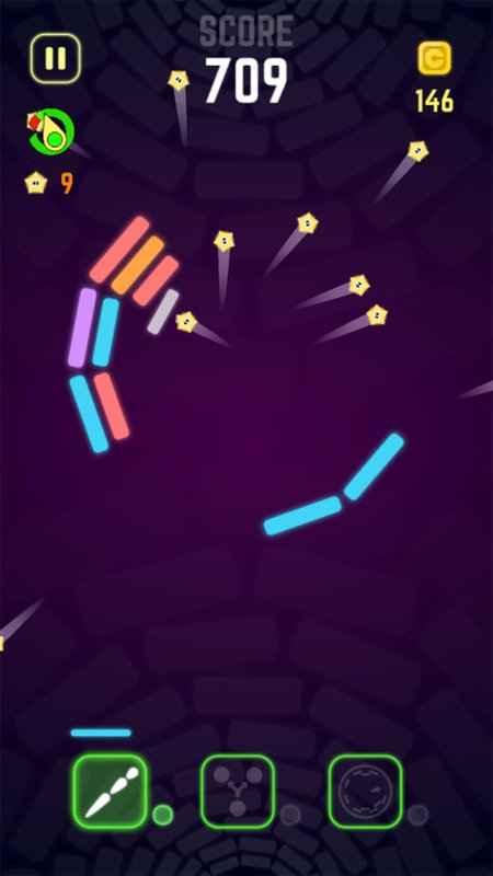 打砖块圆圈版游戏