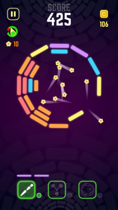 打砖块圆圈版游戏