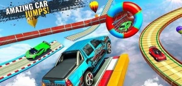 疯狂跑车斜坡(Car Stunts Mega Ramp Car)