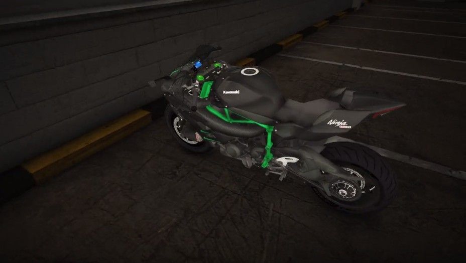 川崎h2r摩托车(Motor Rider)