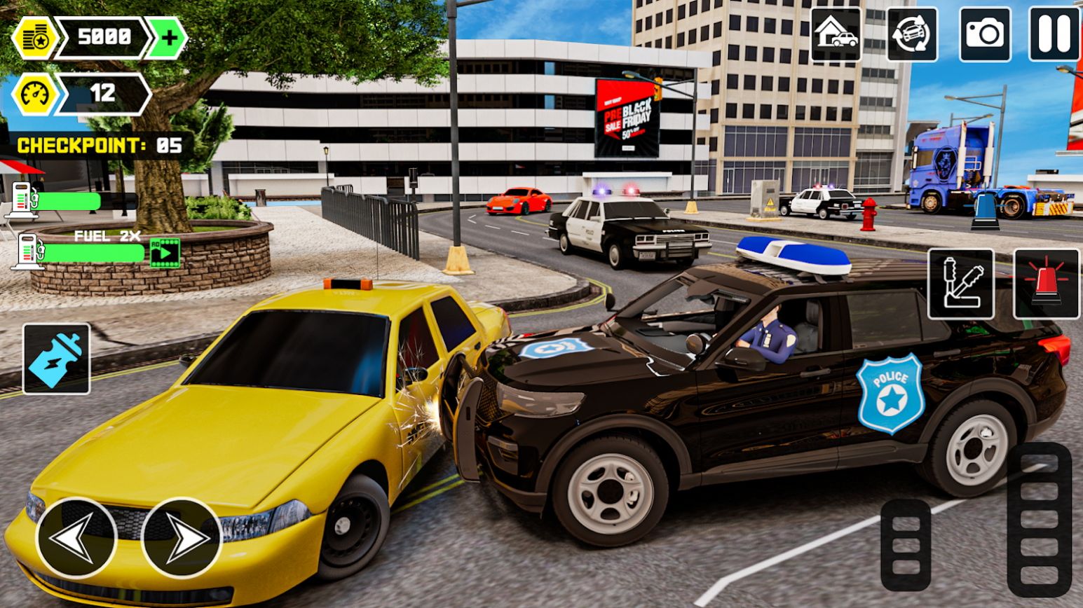 战术小队警察模拟器(City Police Driving Car Simulator)