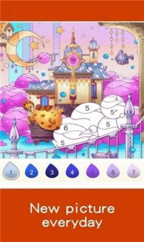 涂料颜色秘密花园填色(Paint Color)