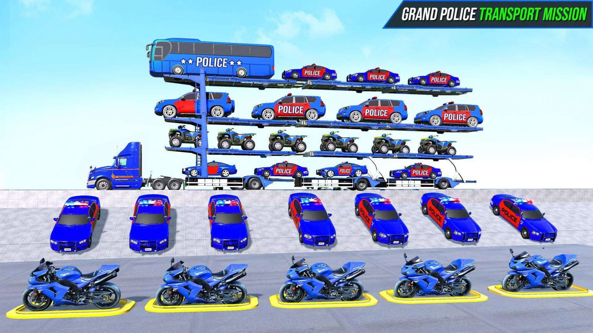 监狱囚犯警车运输机(Jail Prisoner Police Bus Transport Plane)