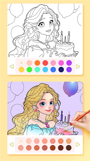 奇妙公主填色(Princess Color)