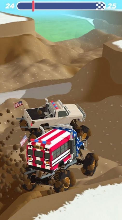 泥地越野车大乱斗(Mudder Trucker 3D)