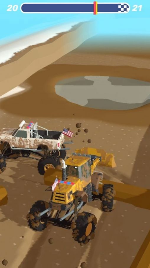 泥地越野车大乱斗(Mudder Trucker 3D)